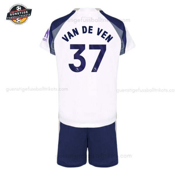 Tottenham Hotspur VAN DE VEN 37 Heimtrikot Kinder Set 2025/26