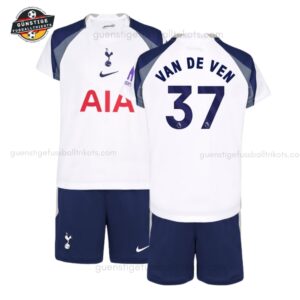 Tottenham VAN DE VEN 37 Heimtrikot Kinder Set 25_26-over view