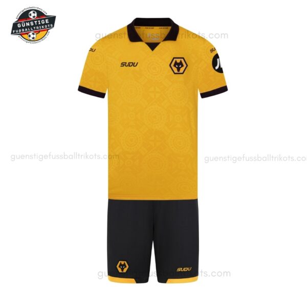 Wolves Heimtrikot-Set für Kinder 2025/26