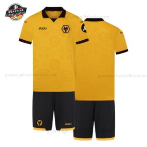 Wolves Heimtrikot-Set für Kinder 2025/26