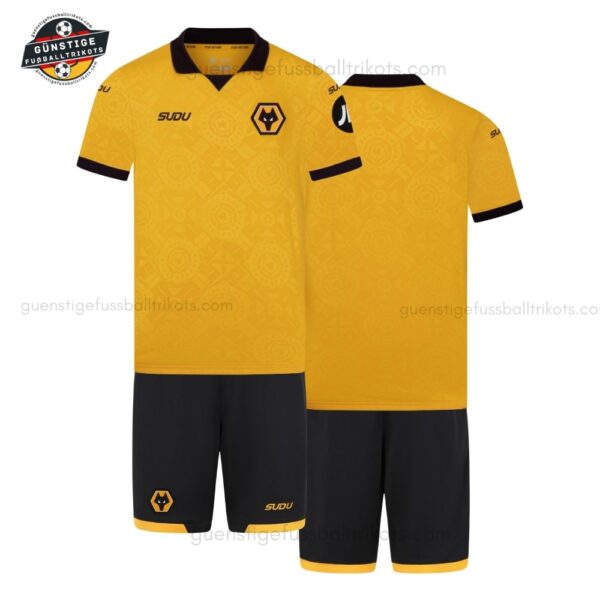 Wolves Heimtrikot-Set für Kinder 2025/26
