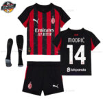 AC Milan MODRIĆ 14 Heimtrikot-Set für Kinder 2025/26