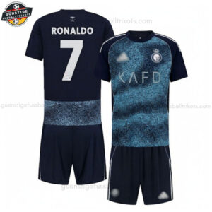 Al Nassr RONALDO 7 Auswärtstrikot-Set für Kinder 2025/26