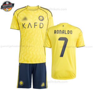 Al Nassr RONALDO 7 Heimtrikot-Set für Kinder 2025/26
