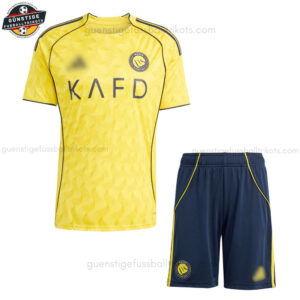 Al Nassr Heimtrikot Kinder Set 25/26 - Front view