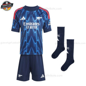 Arsenal GYÖKERES 14 Auswärts Fußballtrikot Kinder Set 25/26 - Front view