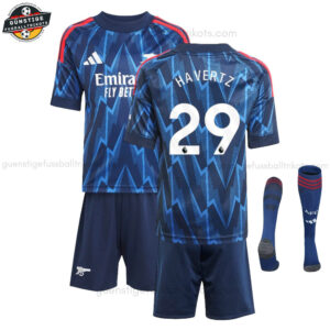 Arsenal HAVERTZ 29 Auswärtstrikot-Set für Kinder 2025/26