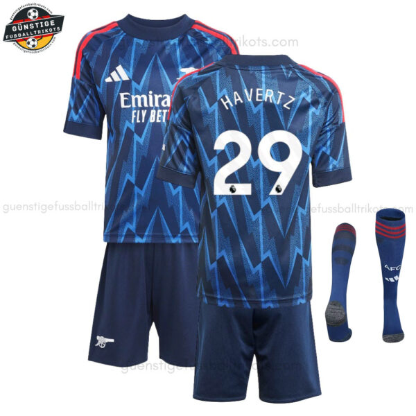 Arsenal HAVERTZ 29 Auswärtstrikot-Set für Kinder 2025/26