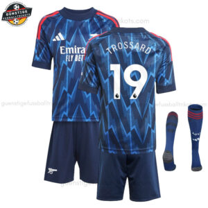 Arsenal TROSSARD 19 Auswärtstrikot -Set für Kinder 2025/26