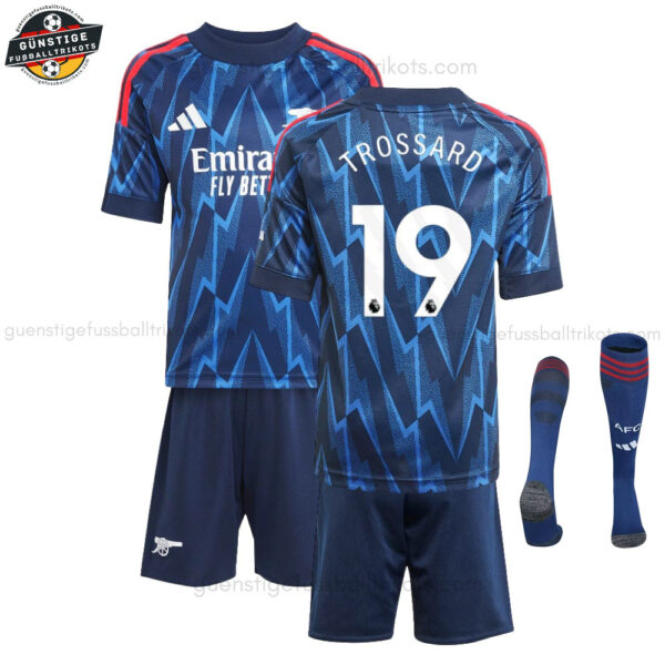 Arsenal TROSSARD 19 Auswärtstrikot -Set für Kinder 2025/26