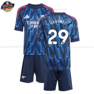 Arsenal HAVERTZ 29 Auswärtstrikot-Set für Kinder 2025/26