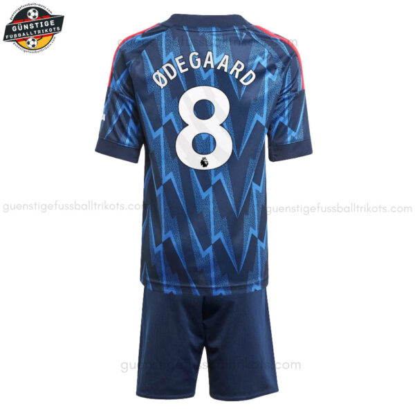 Arsenal ØDEGAARD 8 Auswärtstrikot-Set für Kinder 2025/26