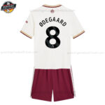 Arsenal ØDEGAARD 8 Ausweichtrikot-Set für Kinder 2025/26