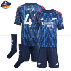 Arsenal RICE 41 Auswärtstrikot-Set für Kinder 2025/26