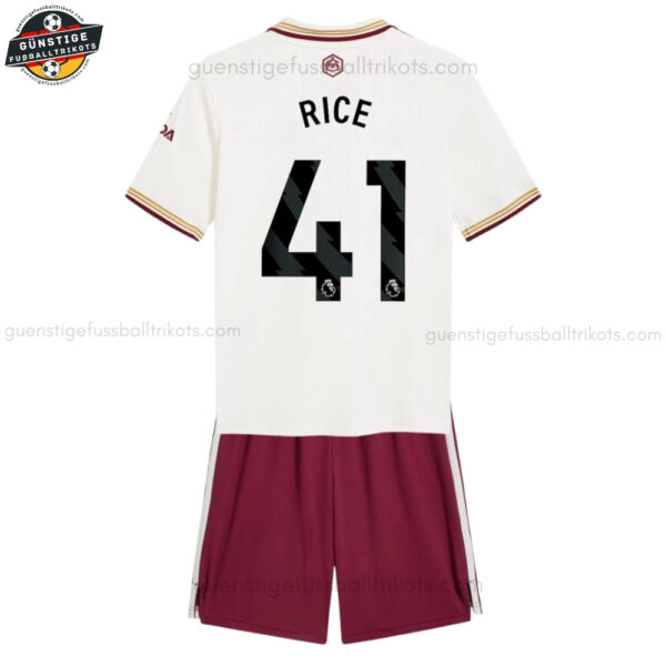 Arsenal RICE 41 Ausweichtrikot-Set für Kinder 2025/26