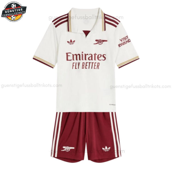 Arsenal RICE 41 Ausweichtrikot-Set für Kinder 2025/26