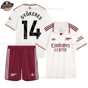 Arsenal GYÖKERES 14 Ausweichtrikot-Set für Kinder 2025/26