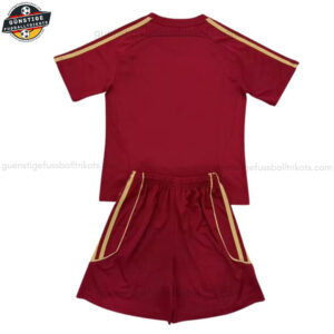 Arsenal Rot Ausbildung Fußballtrikot Kinder Set 25/26 - Back view