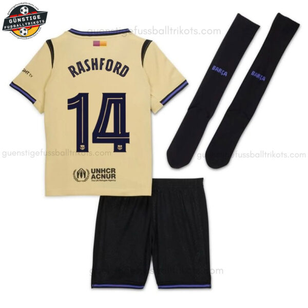 FC Barcelona RASHFORD 14 Auswärtstrikot-Set für Kinder 2025/26