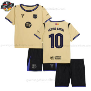 FC Barcelona LAMINE YAMAL 10 Auswärtstrikot-Set für Kinder 2025/26
