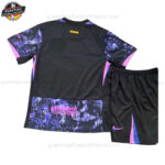 FC Barcelona Lila-Schwarzes Sonderedition Fußballtrikot-Set für Kinder 2025/26 - Fan Version