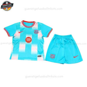 FC Barcelona Himmelblaue Sonderedition Fußballtrikot-Set für Kinder 2025/26 - Fan Version