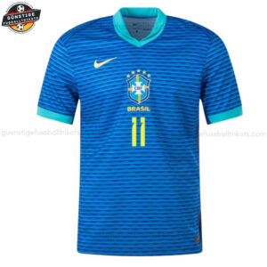 Brasilien RAPHINHA 11 Herren Auswärts Fußballtrikot 24/25 - Front view