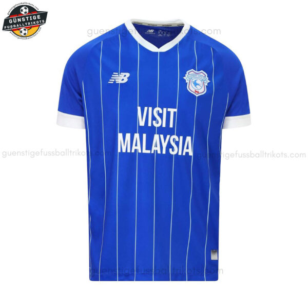 Cardiff City Heim Fußballtrikot für Herren 2025/26 - Fan Version