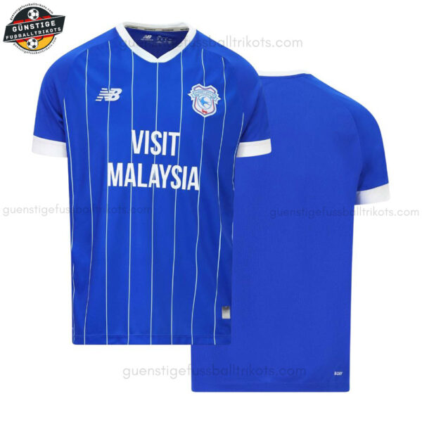 Cardiff City Heim Fußballtrikot für Herren 2025/26 - Fan Version