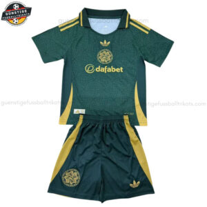 Celtic Grünes Konzepttrikot-Set für Kinder 2025/26 - Fan Version