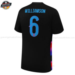 England WILLIAMSON 6 Frauen Auswärtstrikot 25/26 - Back view