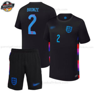 England Lionesses BRONZE 2 Auswärtstrikot-Set für Kinder 2025/26