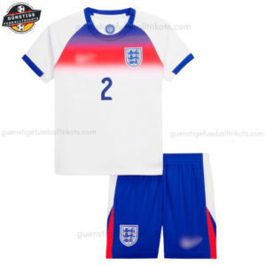 England BRONZE 2 Heimtrikot Kinder Set 25/26 - Front view