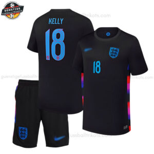 England Lionesses KELLY 18 Auswärtstrikot-Set für Kinder 2025/26