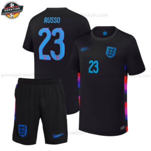 England Lionesses RUSSO 23 Auswärtstrikot-Set für Kinder 2025/26