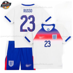 England Lionesses RUSSO 23 Heimtrikot-Set für Kinder 2025/26