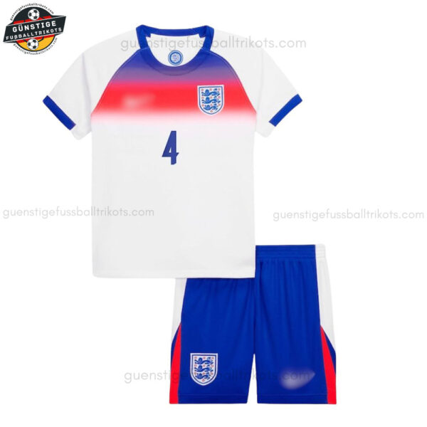 England Lionesses WALSH 4 Heimtrikot-Set für Kinder 2025/26