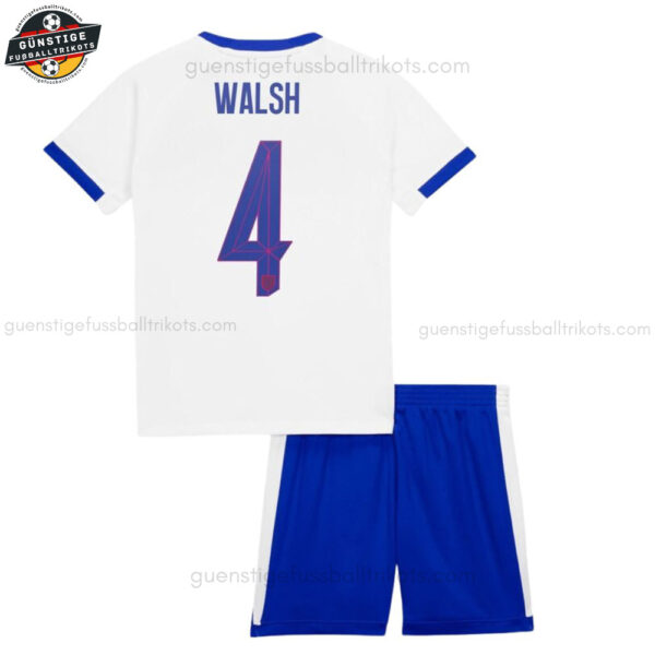 England Lionesses WALSH 4 Heimtrikot-Set für Kinder 2025/26