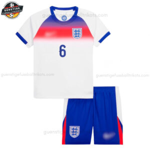 England WILLIAMSON 6 Heimtrikot Kinder Set 25/26 - Front view