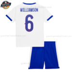 England Lionesses WILLIAMSON 6 Heimtrikot-Set für Kinder 2025/26