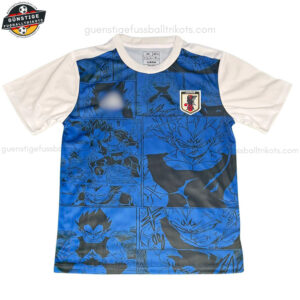 Japan Herren Anime Blaues Fußballtrikot 25/26 - Front view