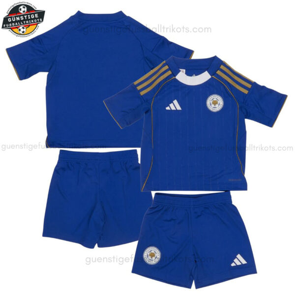 Leicester City Heimtrikot-Set für Kinder 2025/26
