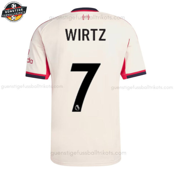 Liverpool WIRTZ 7 Auswärtstrikot für Herren 2025/26