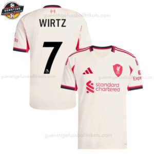 Liverpool WIRTZ 7 Auswärtstrikot für Herren 2025/26