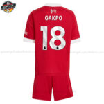 Liverpool GAKPO 18 Heimtrikot-Set für Kinder 2025/26