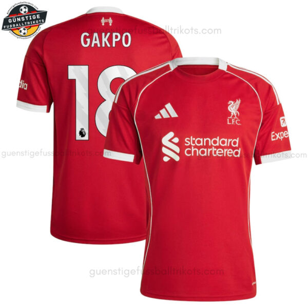 Liverpool GAKPO 18 Heimtrikot für Herren 2025/26