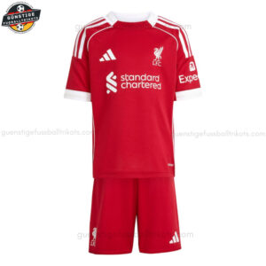 Liverpool Heimtrikot-Set für Kinder 2025/26 - Front view