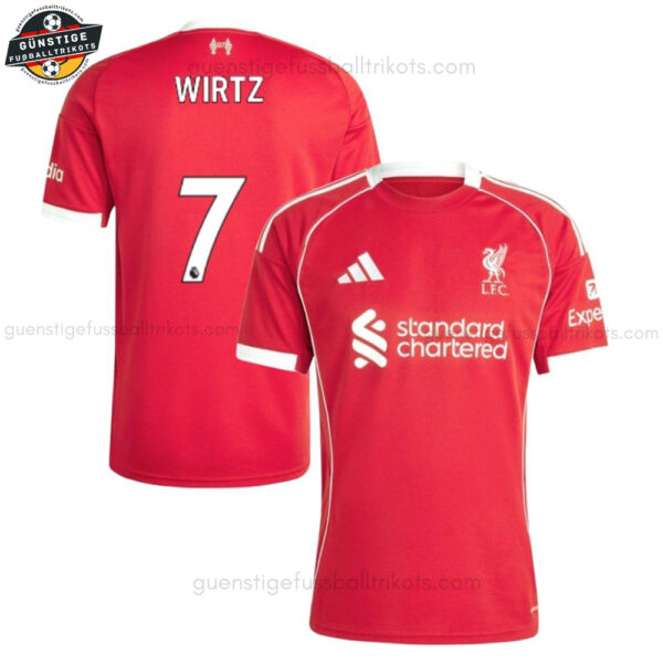 Liverpool WIRTZ 7 Heimtrikot für Herren 2025/26