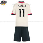 Liverpool M.SALAH 11 Auswärtstrikot-Set für Kinder 2025/26