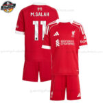 Liverpool M.SALAH 11 Heimtrikot-Set für Kinder 2025/26